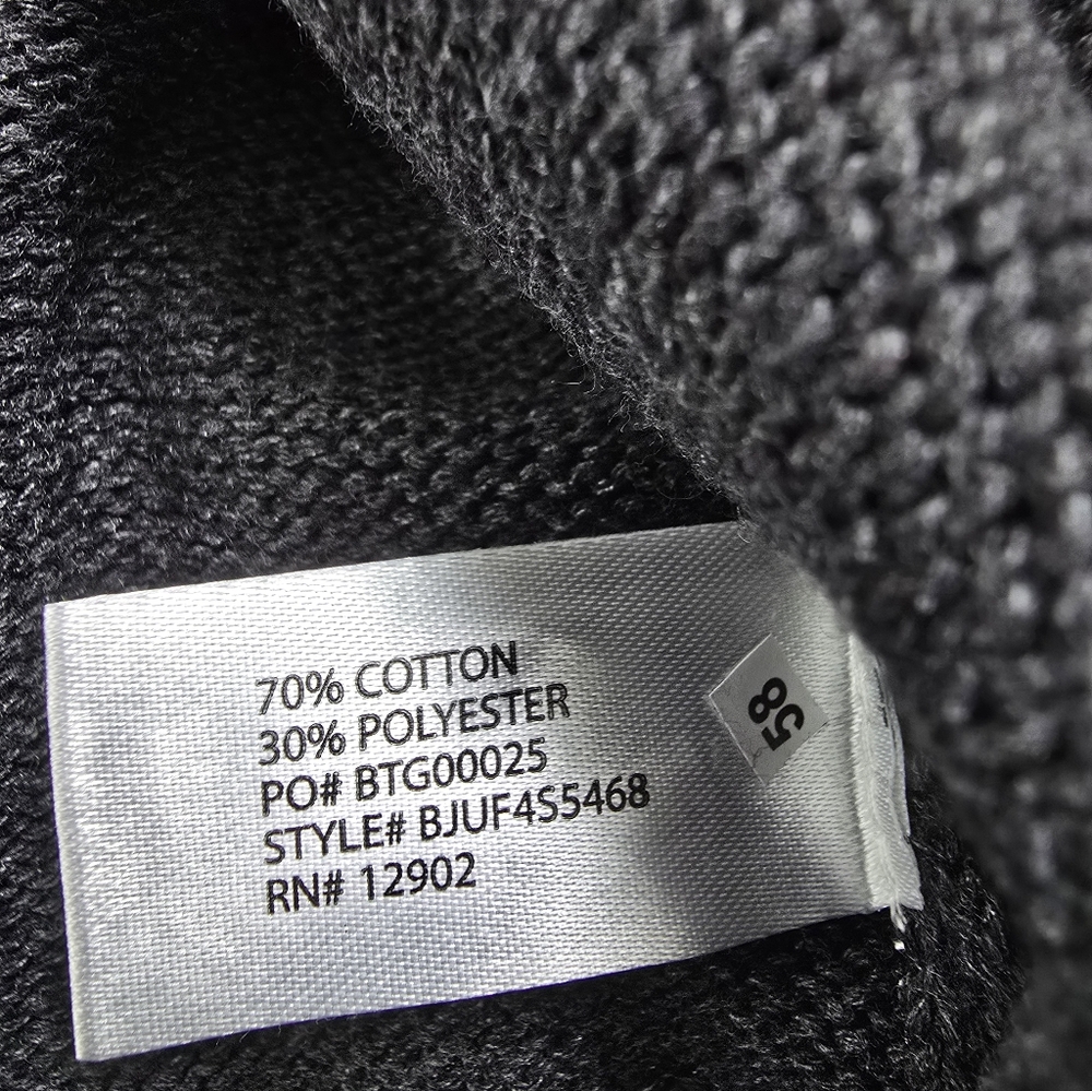 NWT Men's Gray Half-Zip Sweater Sz. L - Picture 7 of 9